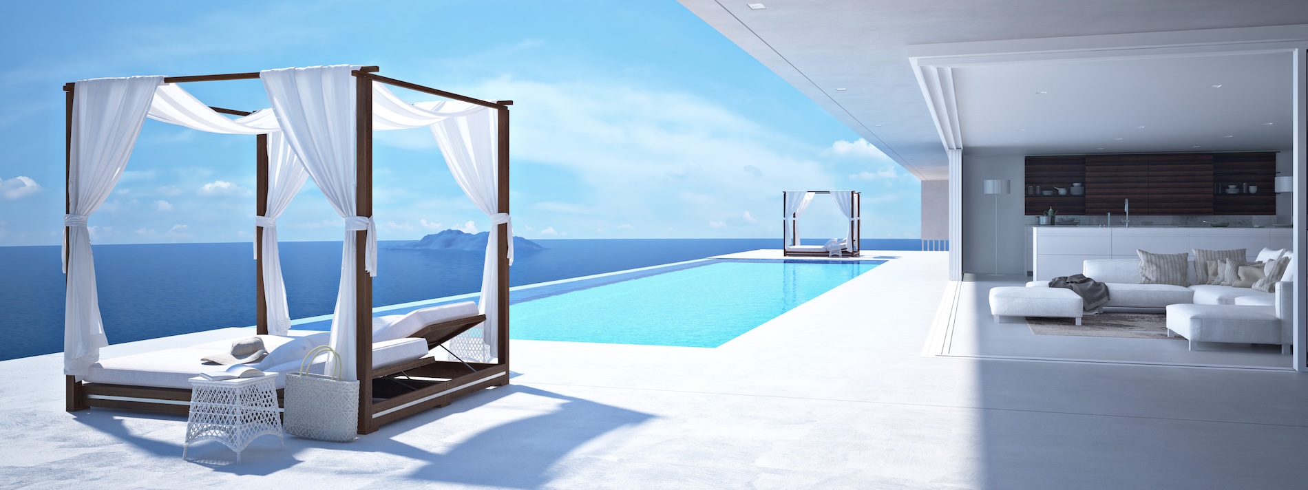 luxurious Santorini hotel
